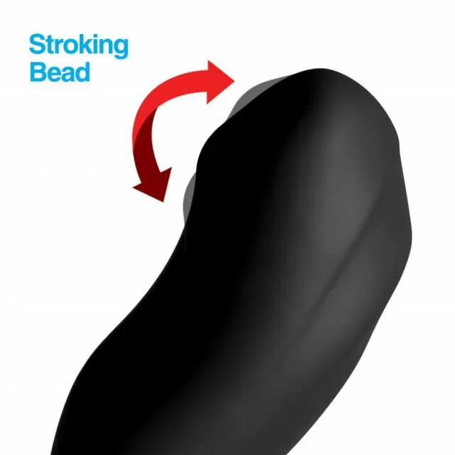 Alpha Pro Male Sex Toys 7X Bendable Prostate Stimulator with Stroking Bead