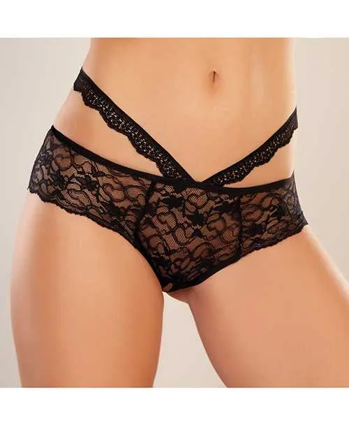Anal Adore Adore Heartbreaker Panty Black OS Anal Adore Adore Heartbreaker Panty Black OS