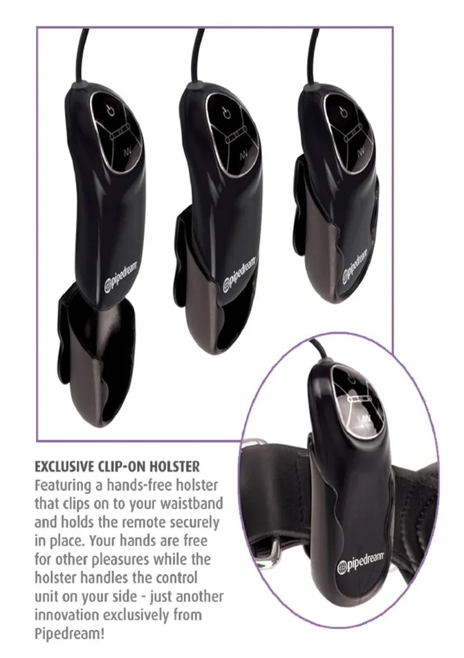 Anal Anal Fantasy Collection Anal Fantasy Collection Elite Vibrating Silicone Plug 35in Black