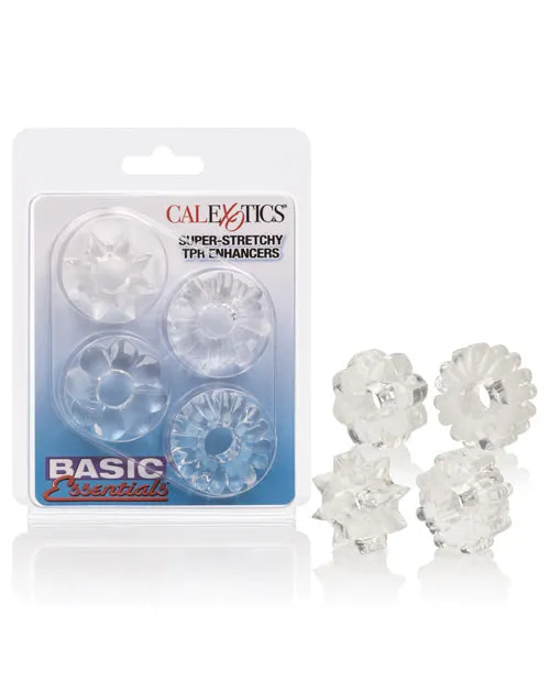 Anal Basic Essentials Basic Essentials Rings Clear Set of 4