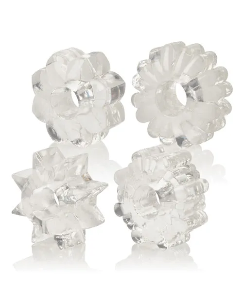 Anal Basic Essentials Basic Essentials Rings Clear Set of 4 Anal Basic Essentials Basic Essentials Rings Clear Set of 4