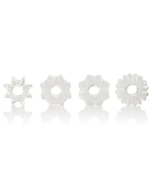 Anal Basic Essentials Basic Essentials Rings Clear Set of 4 Anal Basic Essentials Basic Essentials Rings Clear Set of 4