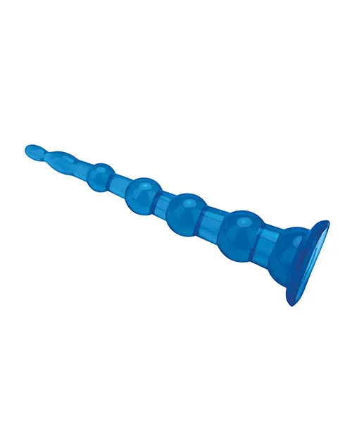 Anal Blue Line Cand B Gear Blue Line Anal Beads with Suction Cup 85in Blue Anal Blue Line Cand B Gear Blue Line Anal Beads with Suction Cup 85in Blue