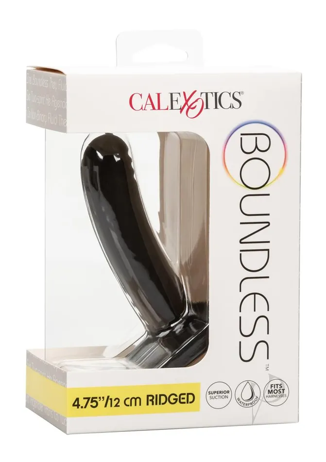 Anal Boundless Boundless Silicone Ridged Probe 475in Black