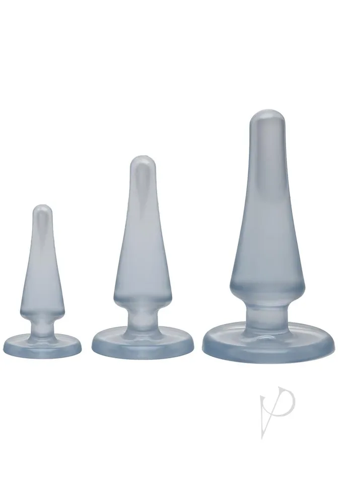 Anal Crystal Jellies Crystal Jellies Anal Initiation 3 Piece Kit Clear
