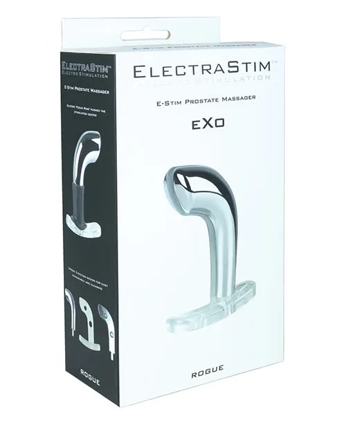 Anal Electrastim ElectraStim Exo Rogue Prostate Massager Silver Anal Electrastim ElectraStim Exo Rogue Prostate Massager Silver