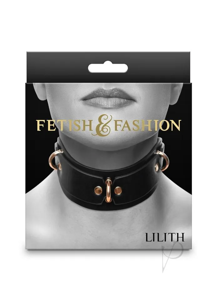 Anal Fetish And Fashion Fetish and Fashion Lillith Collar BlackGold