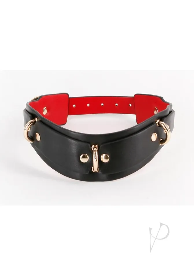 Anal Fetish And Fashion Fetish and Fashion Lillith Collar BlackGold Anal Fetish And Fashion Fetish and Fashion Lillith Collar BlackGold