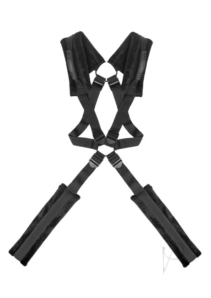 Anal Frisky Frisky Stand and Deliver Sex Position Body Sling Black