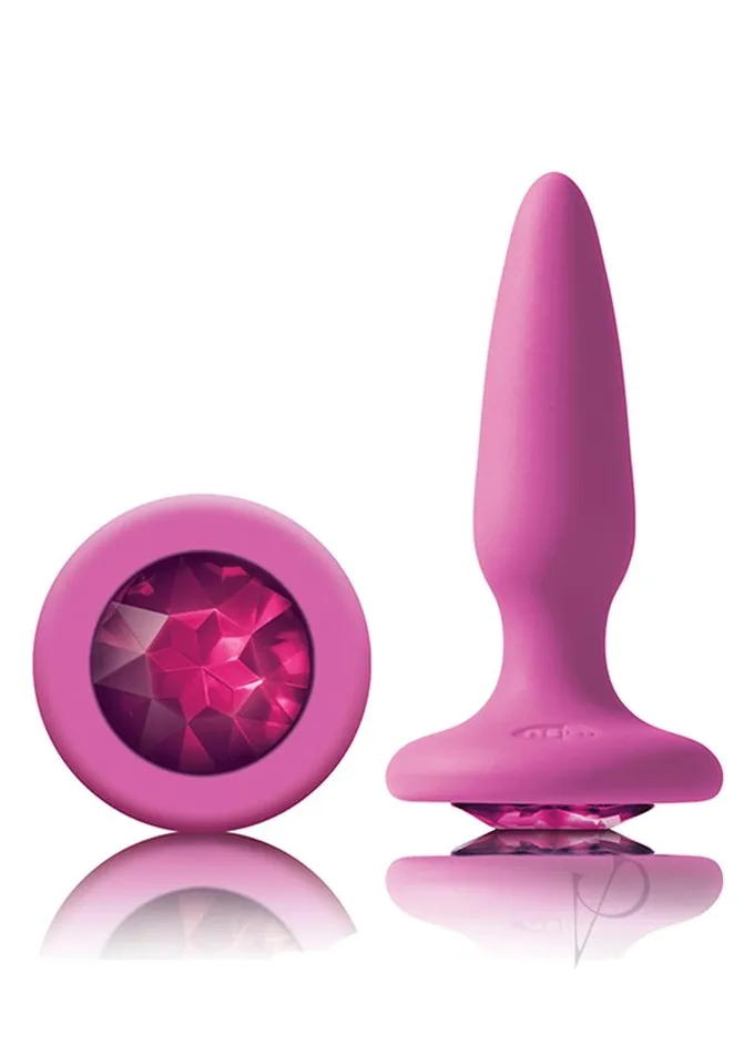 Anal Glams Glams Mini Silicone Butt Plug Pink Gem