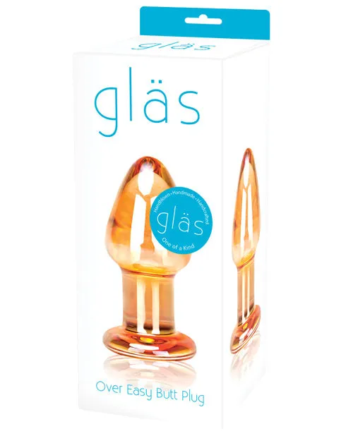 Anal Glas Over Easy Butt Plug Glas Anal Glas Over Easy Butt Plug Glas