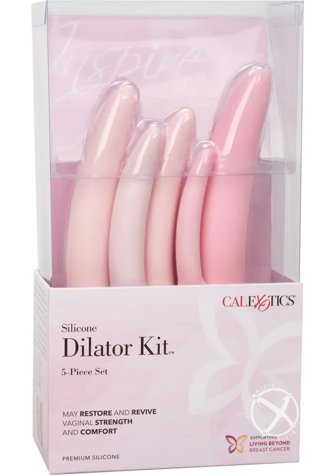 Anal Inspire Inspire Silicone Dilator Kit 5 Piece Set Pink