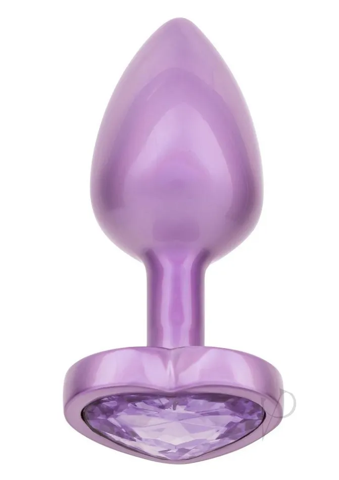 Anal Jewel Jewel Amethyst Heart Anal Plug Small Purple Anal Jewel Jewel Amethyst Heart Anal Plug Small Purple