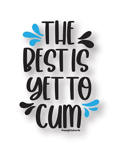 Anal Kush Kards Yet 2 Cum Naughty Sticker Pack of 3