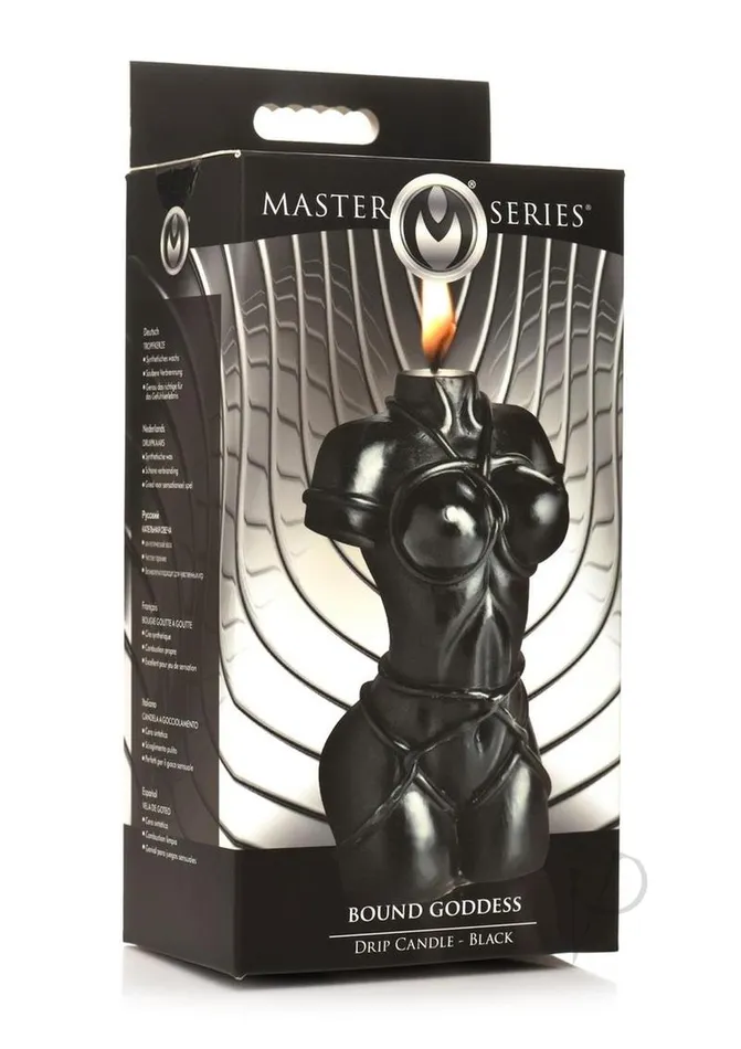 Anal Master Series Master Series Bound Goddess Drip Candle Black
