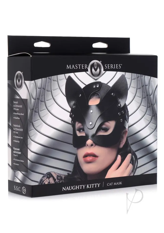 Anal Master Series Master Series Naughty Kitty Mask Black
