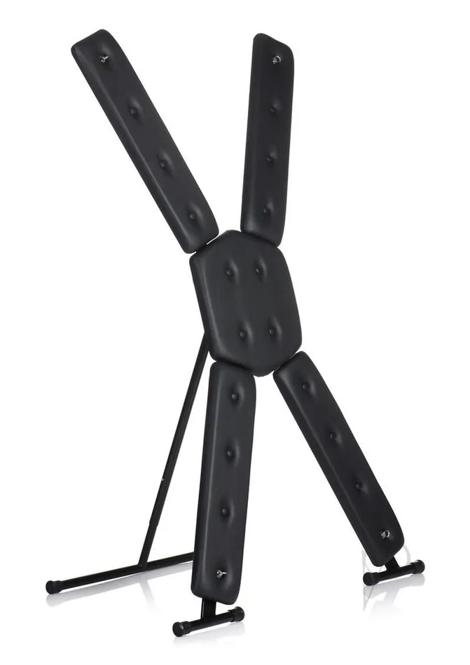 Anal Master Series Master Series St Andrews Cross Deluxe Black