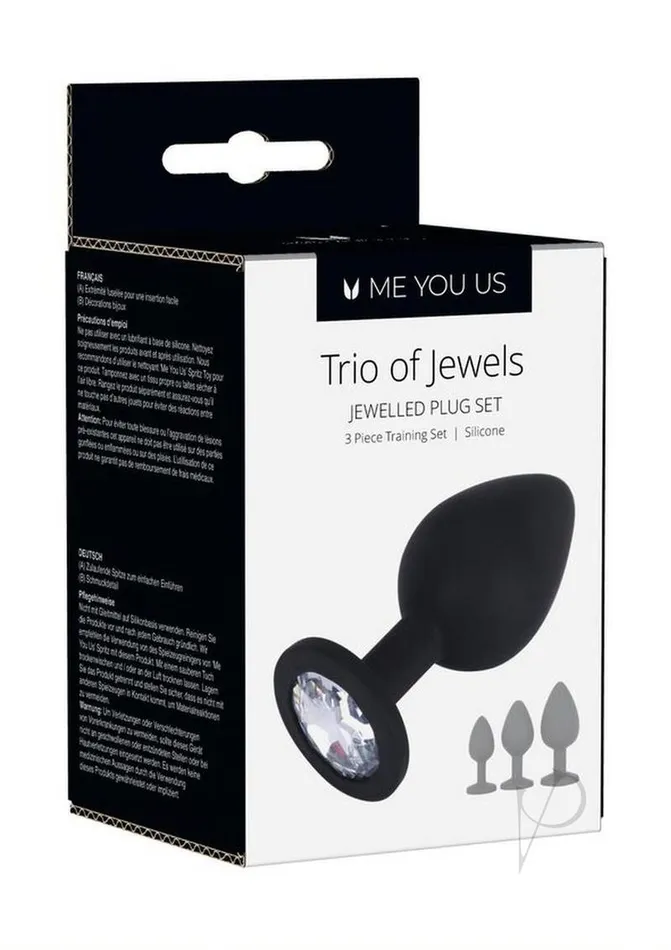 Anal ME YOU US Trio Of Jewels Black Me You Us