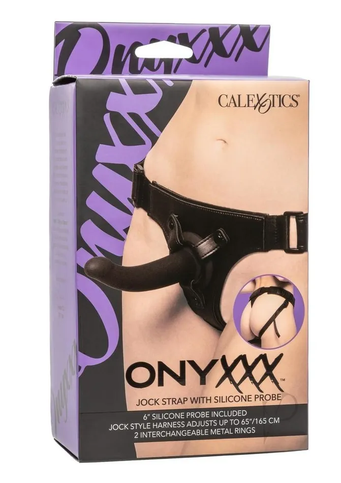 Anal Onyxxx Onyxxx Jock Strap With Silicone Probe Black