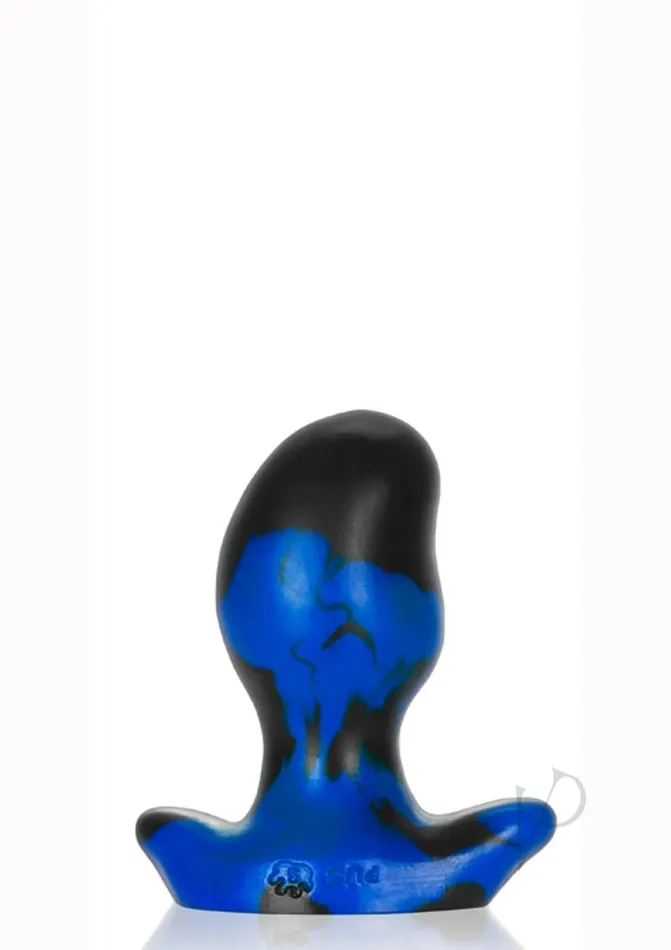 Anal Oxballs Ergo Silicone Butt Plug XSmall Police Blue Swirl Oxballs