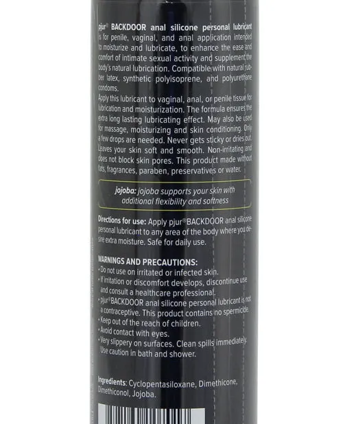Anal Pjur Back Door Silicone Anal Lubricant 34oz Pjur Anal Pjur Back Door Silicone Anal Lubricant 34oz Pjur