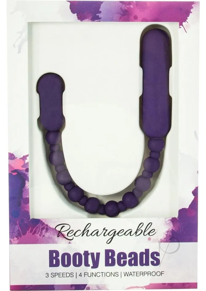 Anal PowerBullet Rechargeable Silicone Booty Beads 10in Purple Powerbullet Anal PowerBullet Rechargeable Silicone Booty Beads 10in Purple Powerbullet