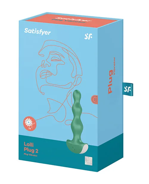Anal Satisfyer LolliPlug 2 Silicone Beaded Anal Plug Green Satisfyer Anal Satisfyer LolliPlug 2 Silicone Beaded Anal Plug Green Satisfyer