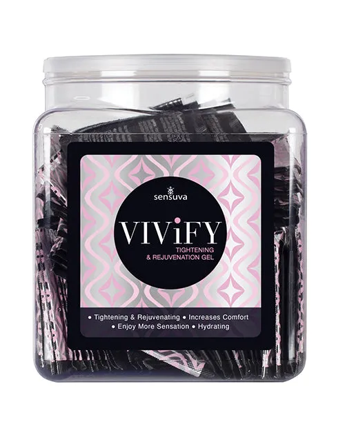 Anal Sensuva Vivify Tightening Rejuvenation Gel Tub of 100 Single Use Packet