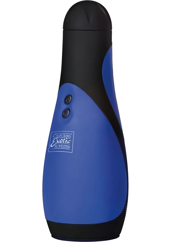 Apollo Apollo Power Stroker Masturbator 85in Blue Male Sex Toys