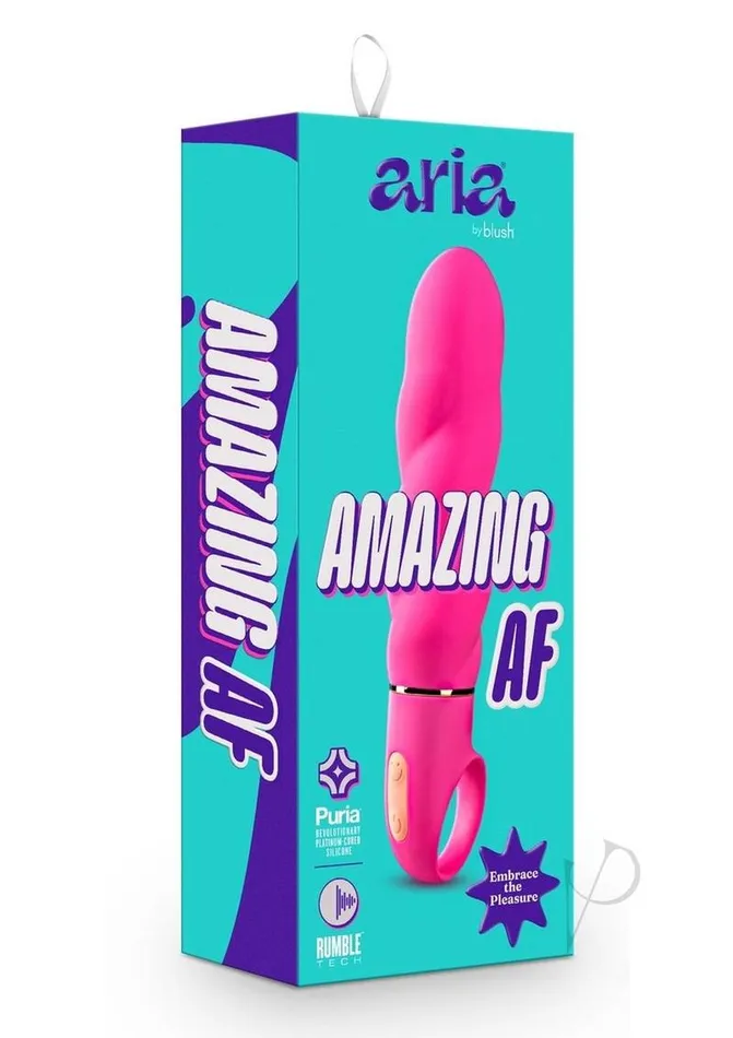 Aria Vibrators Aria Amazing AF Silicone Vibrator Fuchsia