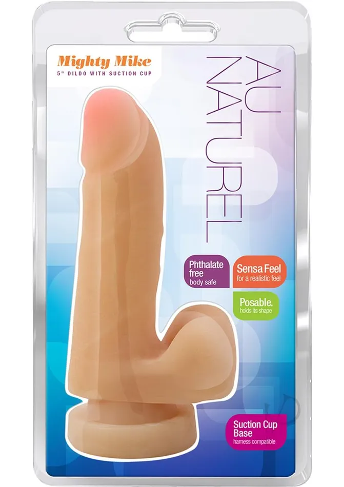 Au Naturel Dildos Au Naturel Mighty Mike Dildo 5in Vanilla