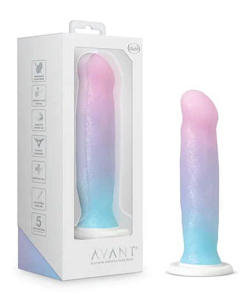 Avant D17 Lucky Silicone Dildo 8in Multicolor Avant Dildos Avant D17 Lucky Silicone Dildo 8in Multicolor Avant Dildos