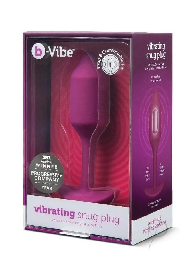 BVibe Vibrating Snug Plug 2 Rechargeable Silicone Anal Plug Rose B Vibe Anal BVibe Vibrating Snug Plug 2 Rechargeable Silicone Anal Plug Rose B Vibe Anal