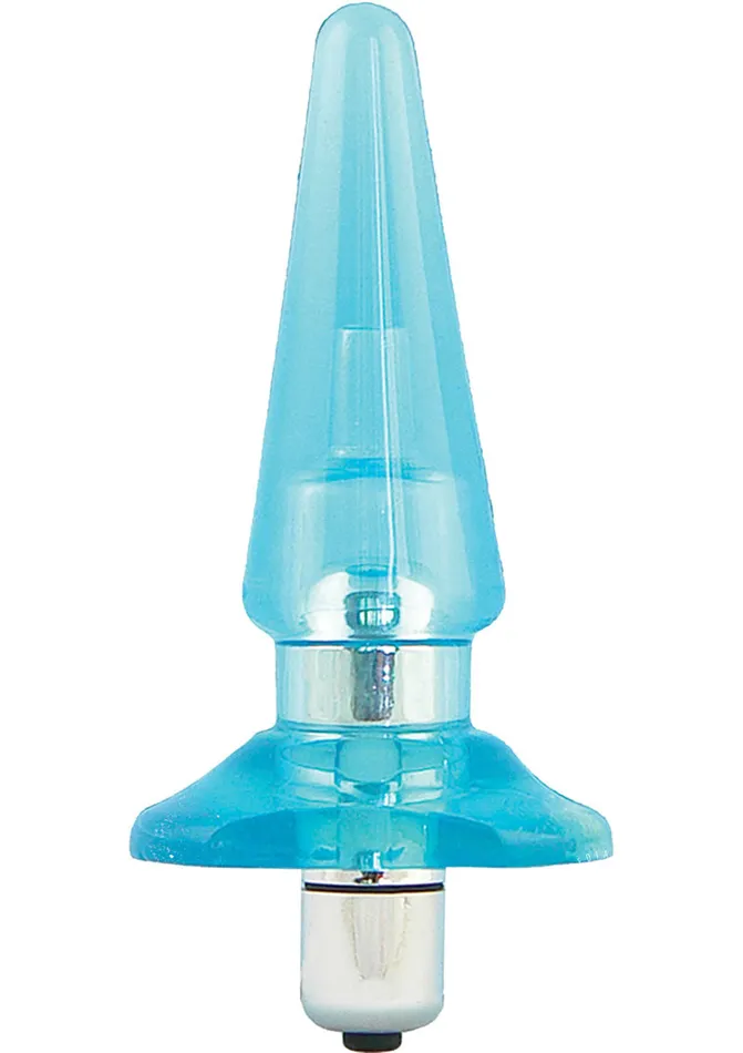 B Yours Anal B Yours Basic Vibrating Butt Plug Blue