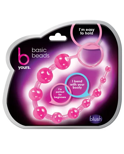 B Yours Basic Anal Beads Pink B Yours Anal