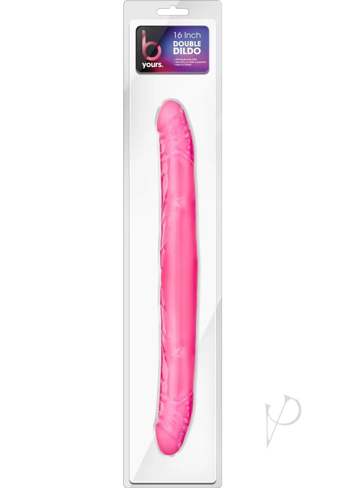 B Yours Dildos B Yours Double Dildo 16in Pink
