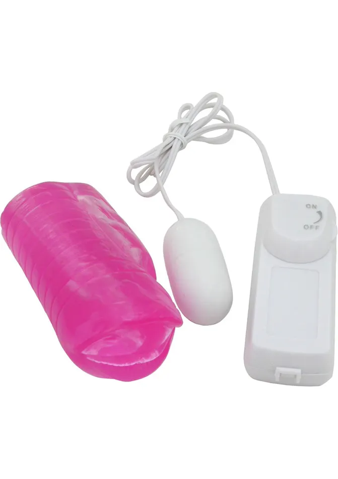 Bad Boy Male Sex Toys Bad Boy Buddies Vibro Masturbator with Bullet and Wired Remote Control Mouth Pink Bad Boy Male Sex Toys Bad Boy Buddies Vibro Masturbator with Bullet and Wired Remote Control Mouth Pink