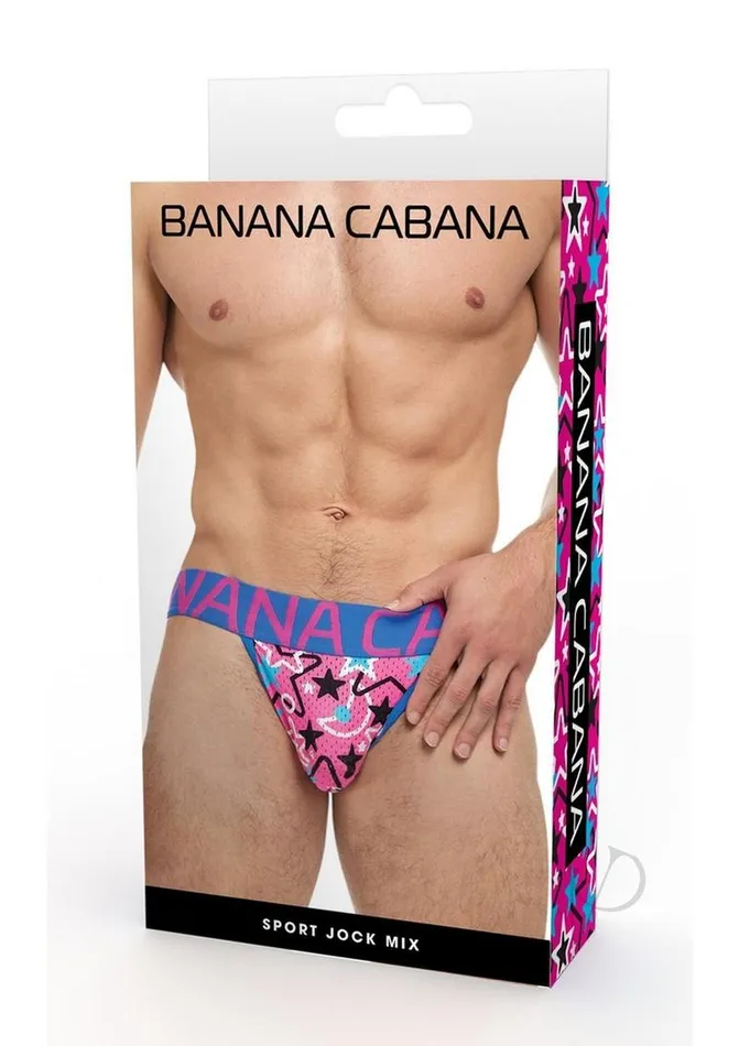 Banana Cabana Bikini SmallMedium BlackWhite Banana Cabana Anal