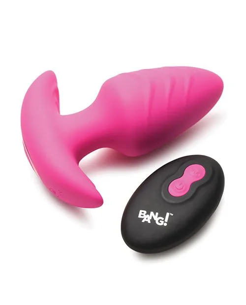 Bang Female Sex Toys Bang Rotating Vibrating Rechargeable Silicone Butt Plug with Remote Control Pink Bang Female Sex Toys Bang Rotating Vibrating Rechargeable Silicone Butt Plug with Remote Control Pink