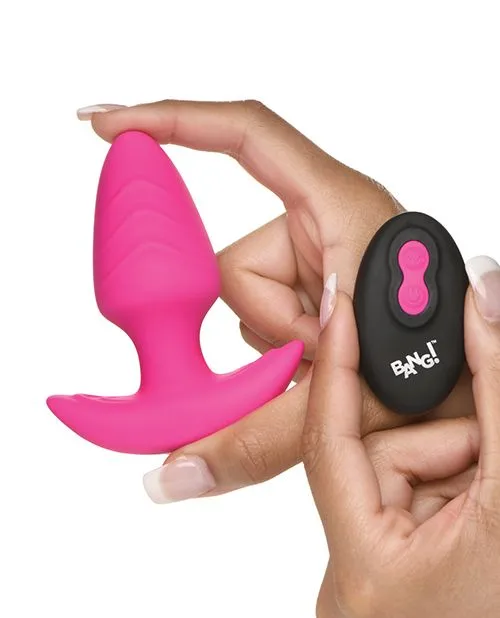 Bang Female Sex Toys Bang Rotating Vibrating Rechargeable Silicone Butt Plug with Remote Control Pink Bang Female Sex Toys Bang Rotating Vibrating Rechargeable Silicone Butt Plug with Remote Control Pink