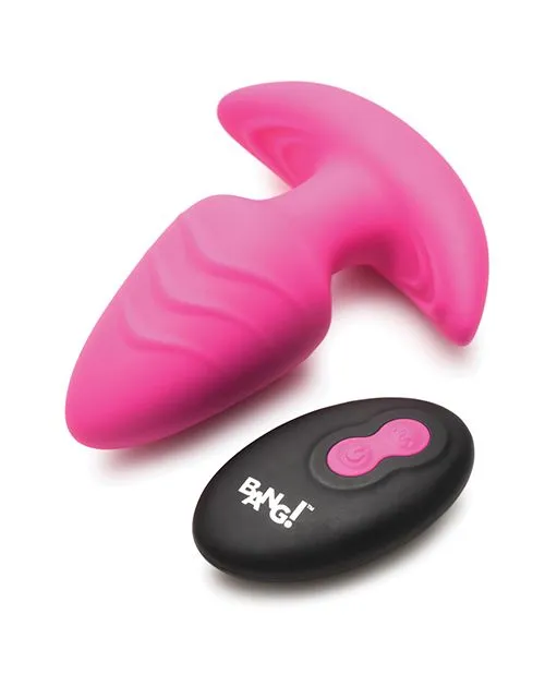Bang Female Sex Toys Bang Rotating Vibrating Rechargeable Silicone Butt Plug with Remote Control Pink Bang Female Sex Toys Bang Rotating Vibrating Rechargeable Silicone Butt Plug with Remote Control Pink