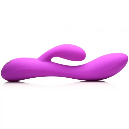 Bang Vibrators 10X Flexible Silicone Rabbit Vibrator Purple
