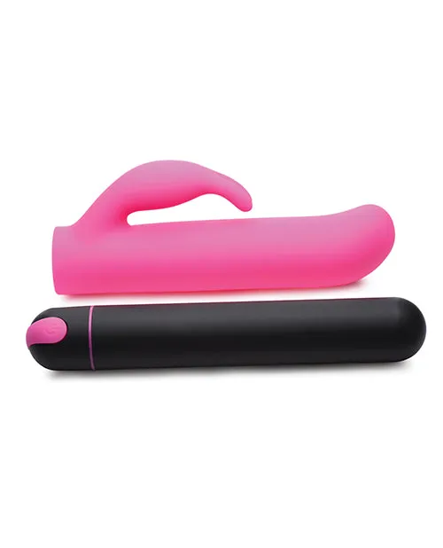 Bang Vibrators Bang XL Bullet and Rabbit Silicone Sleeve Set PinkBlack