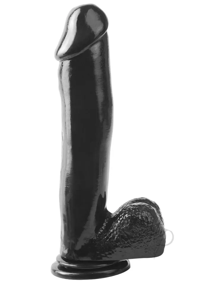 Basix Rubber Works Dildos Basix Rubber Works Dong with Suction Cup 12in Black
