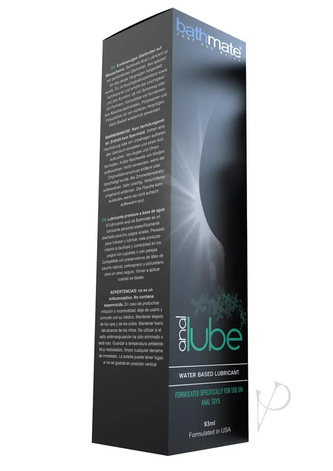Bathmate Anal Water Based Lubricant 93ml Bathmate Lubricants