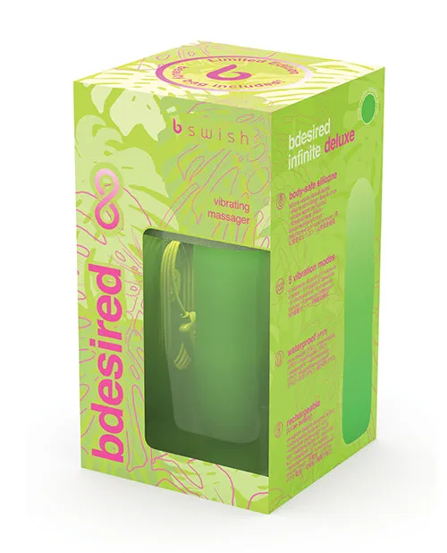 Bdesired Bdesired Infinite Deluxe LE Paradise Vibrator Green Vibrators