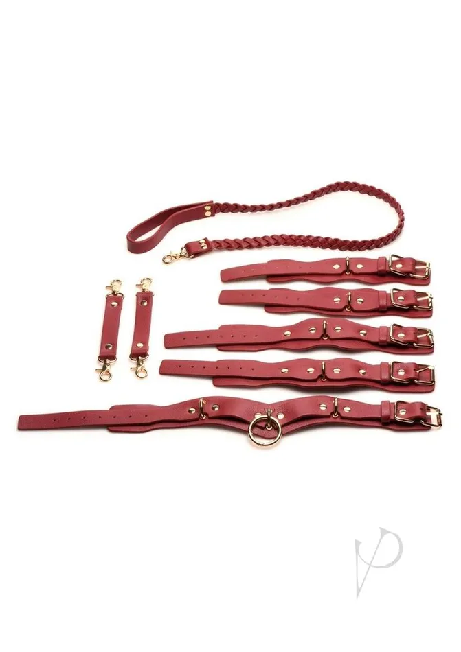 Bedroom Bliss Lovers Restraints Set Red Bedroom Bliss Anal