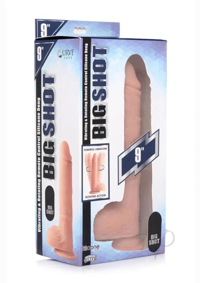 Big Shot Female Sex Toys Big Shot Silicone Vibrating and Twirling Rechargeable Dildo with Balls and Remote Control 9in Vanilla Big Shot Female Sex Toys Big Shot Silicone Vibrating and Twirling Rechargeable Dildo with Balls and Remote Control 9in Vanilla