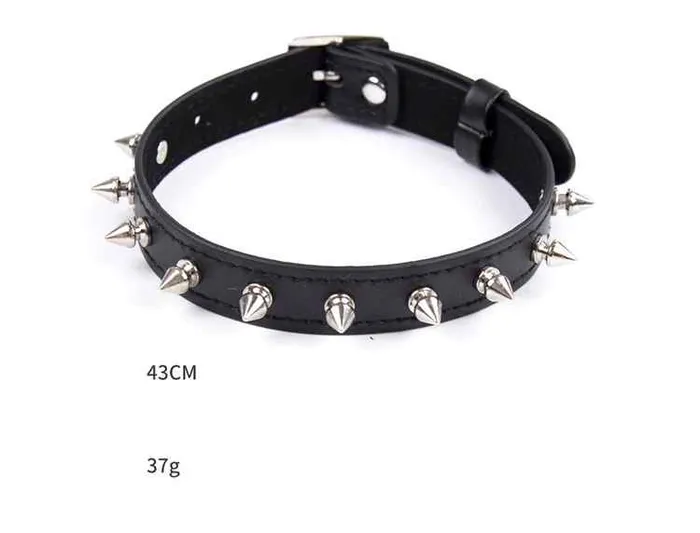 Black Punk Spike Choker Wild Night Fantasies Anal