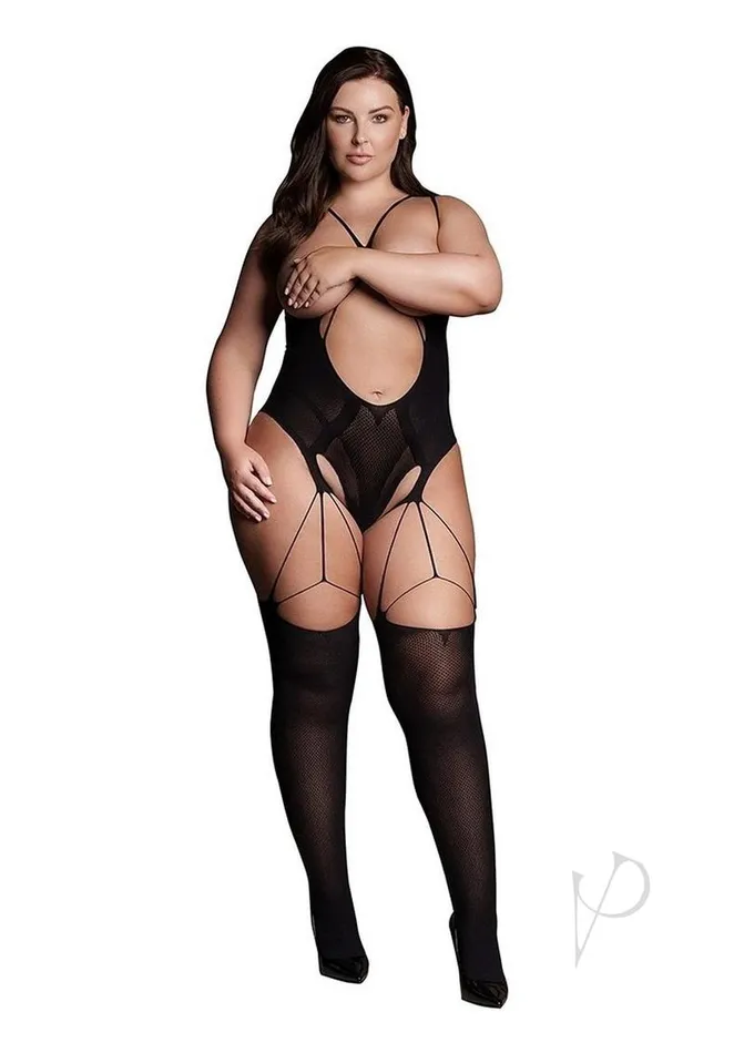 Bodystockings Playsuits Le Desir Shade Elara VII Bodystocking with Open Cups Queen Black Le Desir Bodystockings Playsuits Le Desir Shade Elara VII Bodystocking with Open Cups Queen Black Le Desir